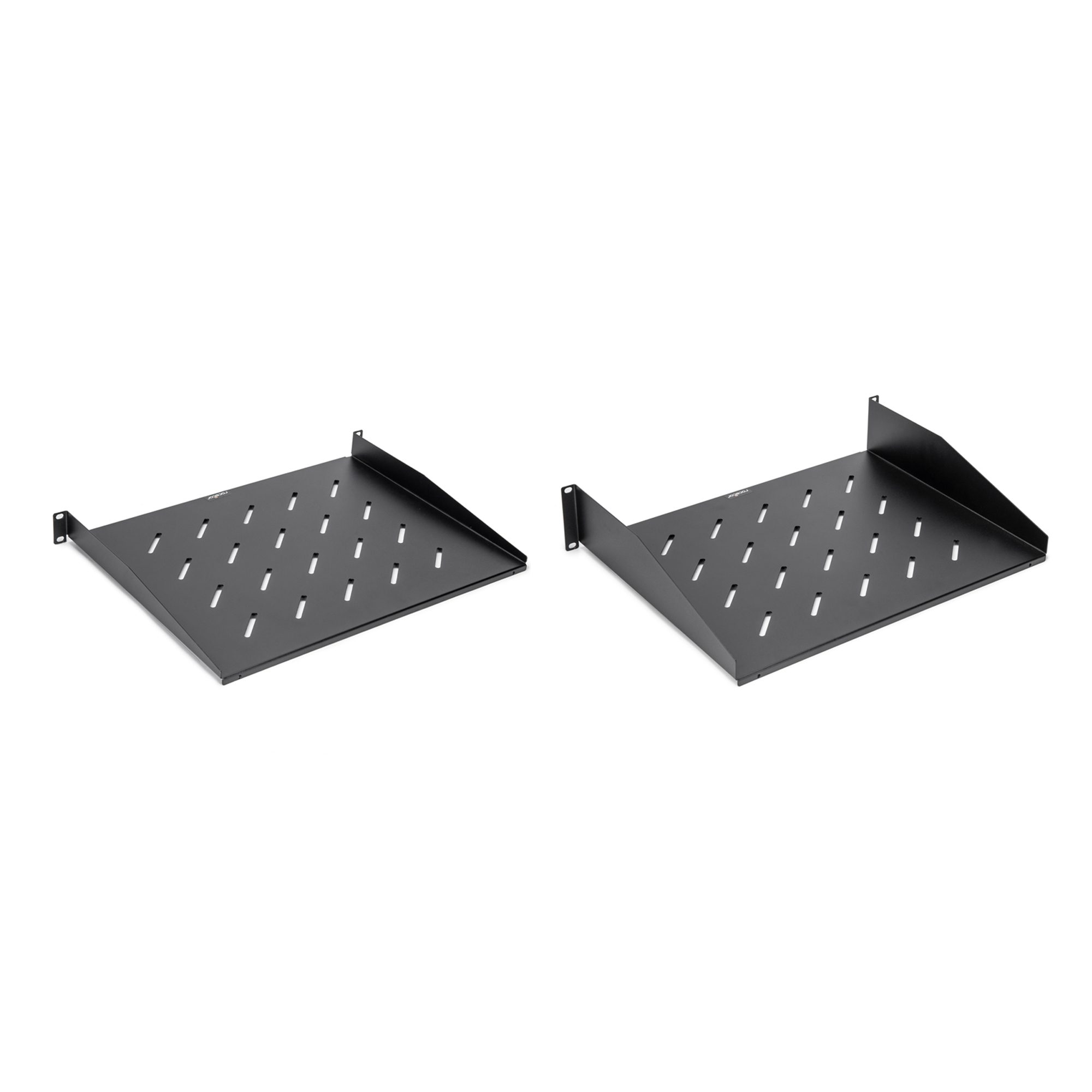 Universal Vented Rack Mount Shelf – 13.78in Depth – Cold-rolled Steel ...