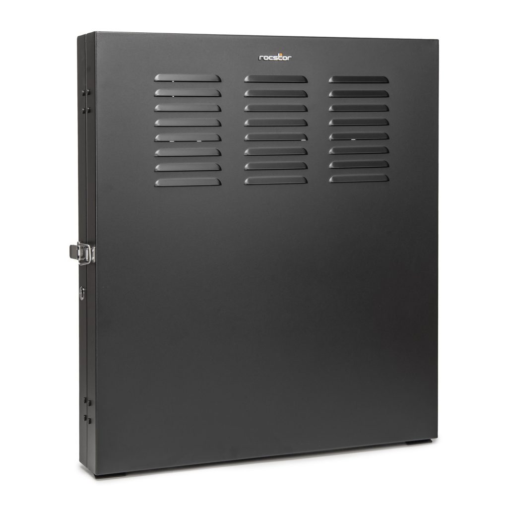 SolidRack 2U Low Profile Vertical Mount Switch-Depth Wall-Mount Rack ...