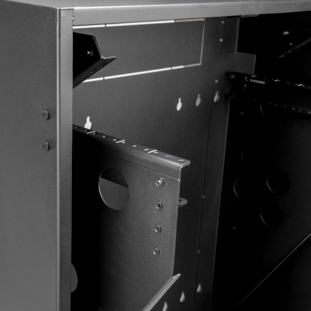 SolidRack 6U Low Profile Vertical Mount Switch-Depth Wall-Mount Rack ...