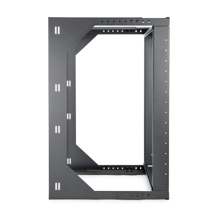 SolidRack 15U Wall Mount Rack 2-Post Open Frame Adjustable Depth 18-25. ...