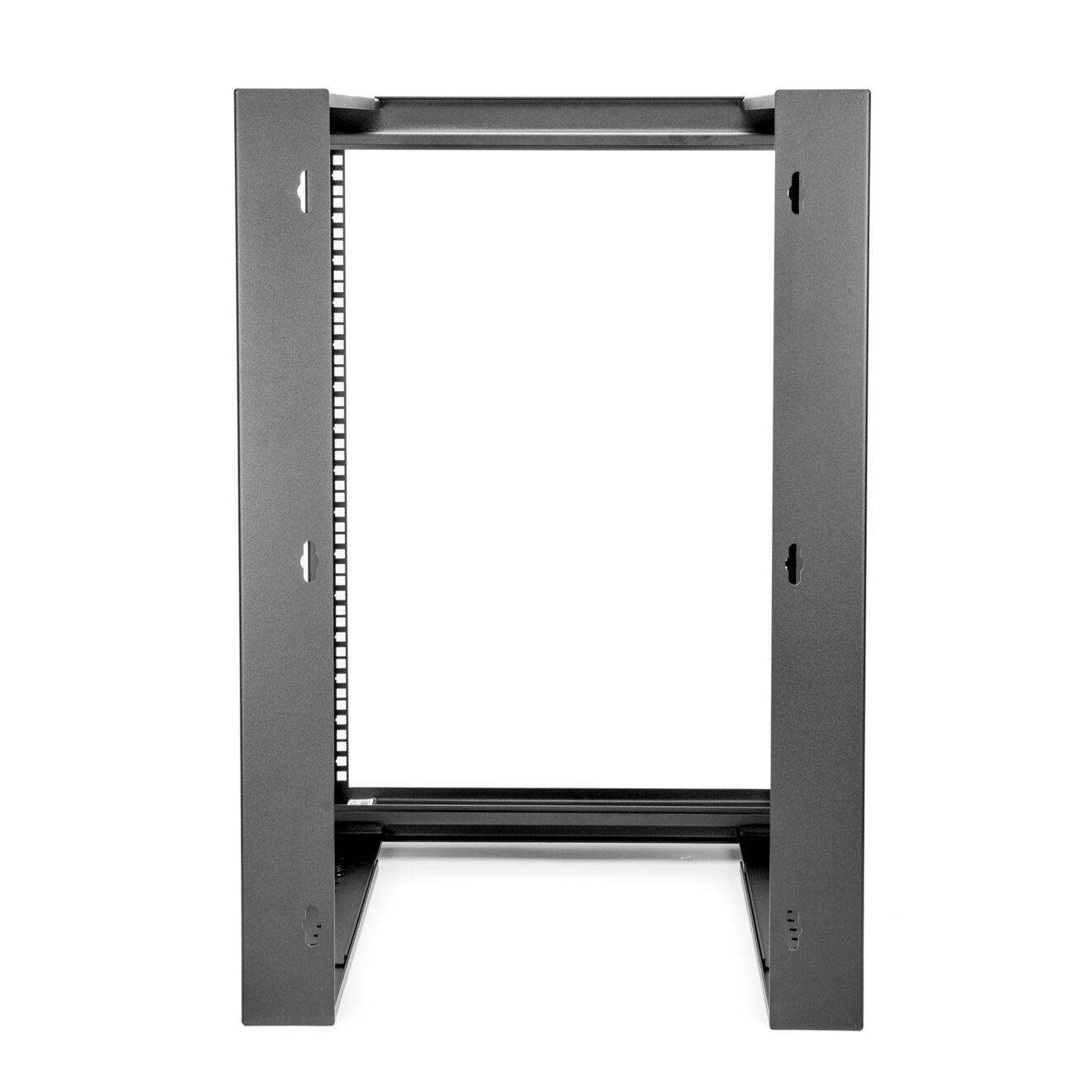 SolidRack 15U Wall Mount Rack 2-Post Open Frame Adjustable Depth 18-25. ...