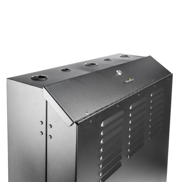 SolidRack 5U Low-Profile Vertical-Mount Switch-Depth Wall-Mount