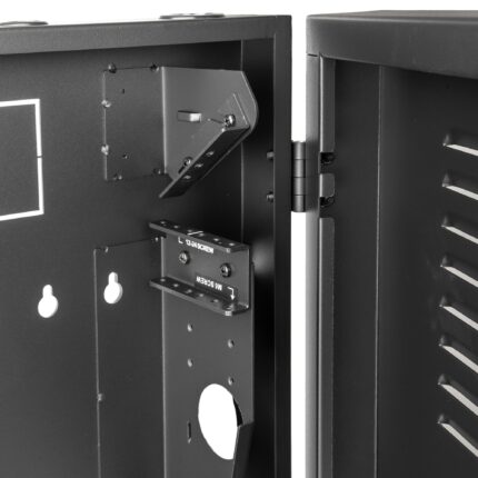 SolidRack 2U Low Profile Vertical Mount Switch-Depth Wall-Mount Rack ...