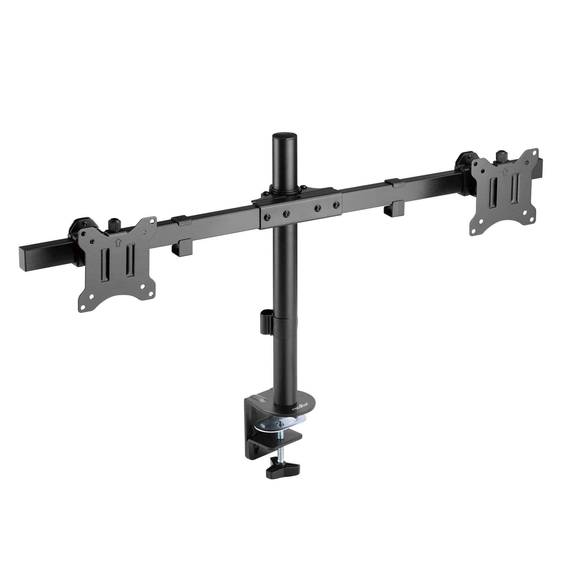 Y10N005-B1-ErgoReach-EP17-Premium-Dual-Monitor-Pole-Mount-C-Clamp-Grommet-Black5.jpg