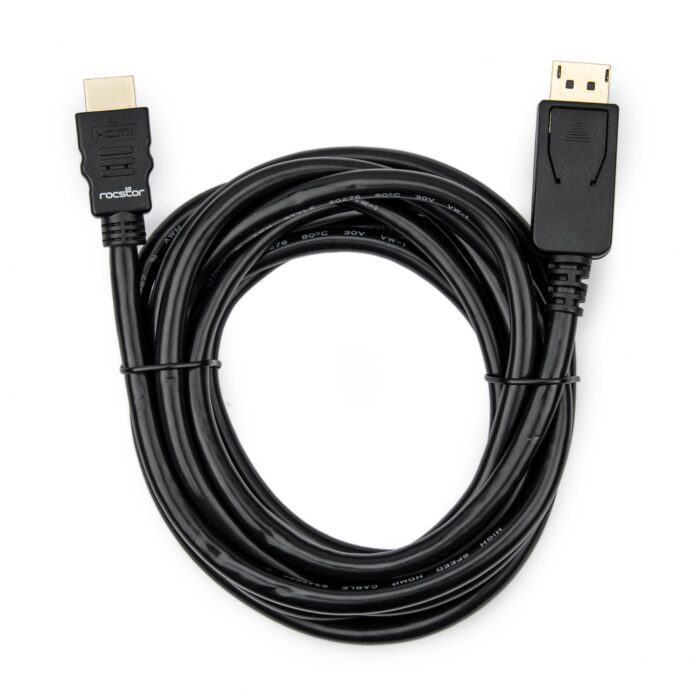 Adattatore Cavo DisplayPort A HDMI – Comunica – Per Monitor, TV, Proiettore – Nuovo