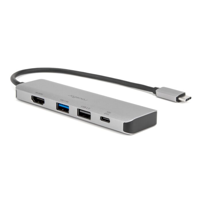 USB Type-C Multiport Adapter with DP Alt Mode to HDMI 4K@60Hz, USB  Type-A Gen2 10Gbps, USB Type-A USB-C Gen2 Data or 100W