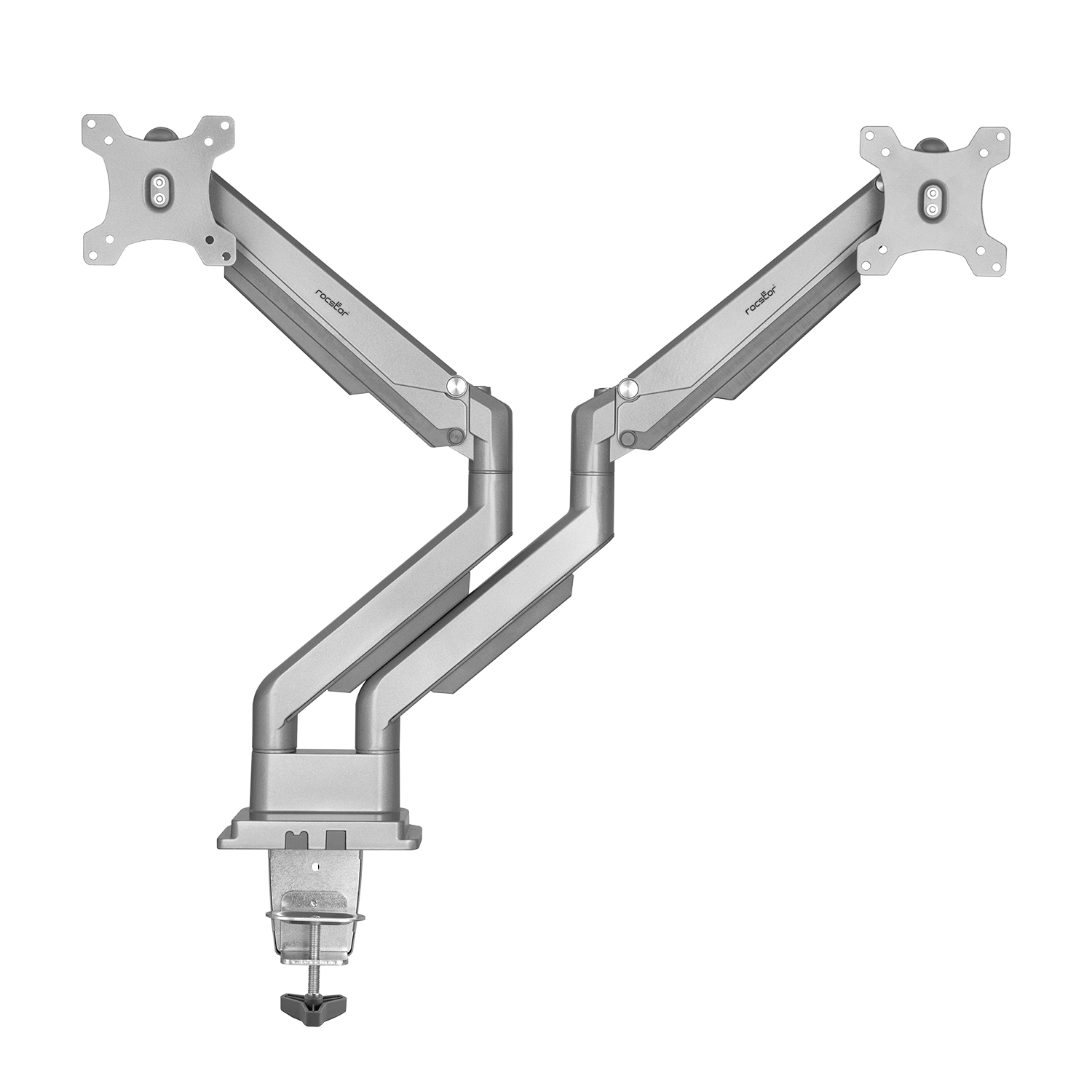 Y10N022-B1-ErgoReach-ED4-Premium-Aluminum-Dual-Ergonomic-Monitor-Arm-CClamp-&-Grommet-Gas-Spring-Up-to-Two-32-Display5