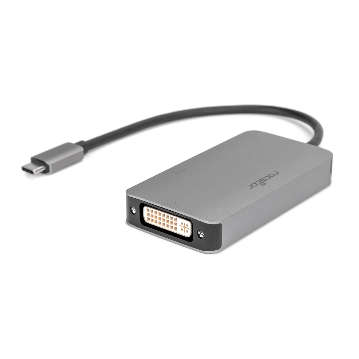 Side Y10A266-A1 USB-C Multiport Video Adapter 3-in-1, HDMI, VGA or DVI3