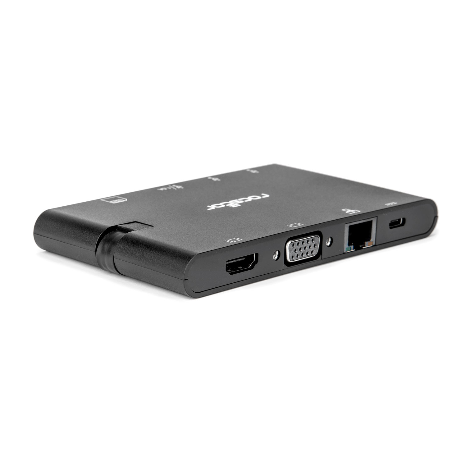 Y10A263-B1 Portable USB-C® Multiport Adapter, 2x USB-C, USB-A, HDMI, VGA, RJ45, SD Card1