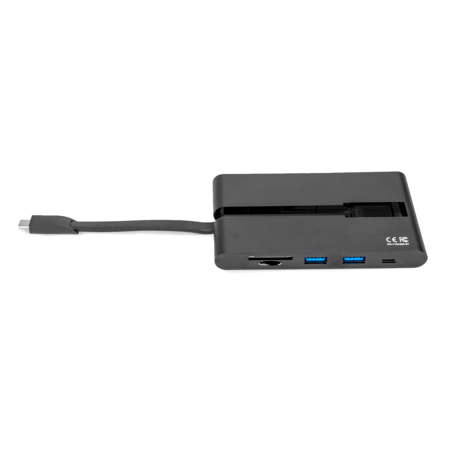 Y10A263-B1 Portable USB-C® Multiport Adapter, 2x USB-C, USB-A, HDMI, VGA, RJ45, SD Card7