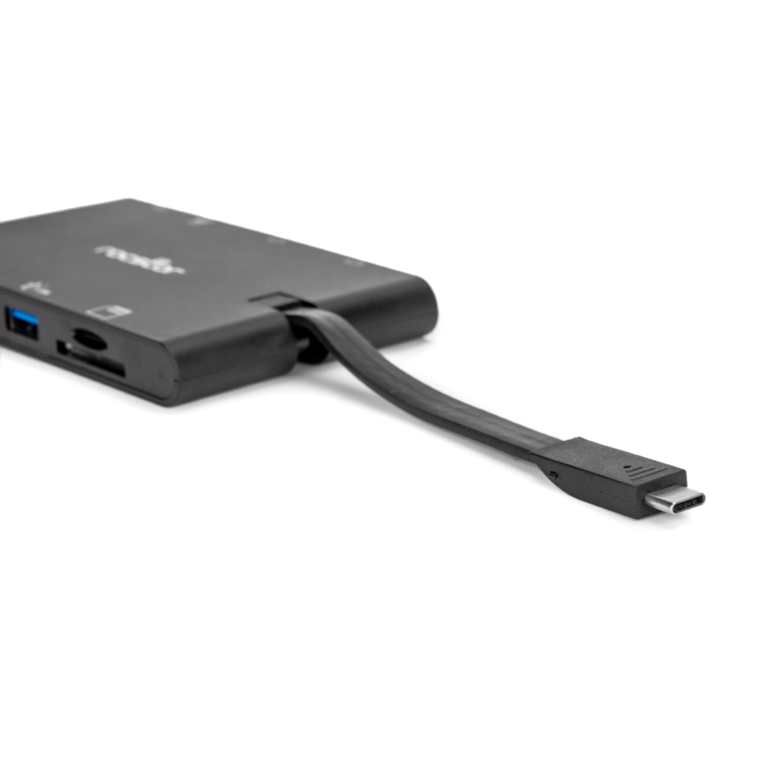 Y10A263-B1 Portable USB-C® Multiport Adapter, 2x USB-C, USB-A, HDMI, VGA, RJ45, SD Card8